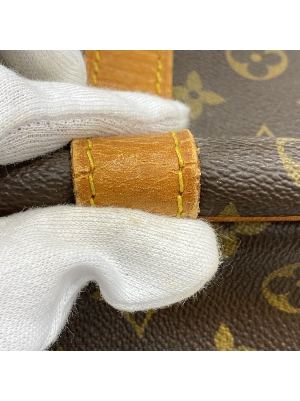 ★SOLD★ Louis Vuitton Boston Bag Monogram Keepall Bandouliere 50 Brown - Picture 6 of 10